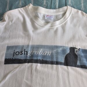 Champion White Josh Groban Long Sleeve Tee